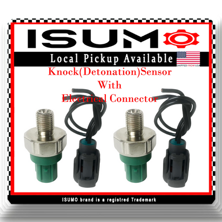 Pair of Knock Detonation Sensor W/Connectors Fits Acura Legend  NSX RL TL 91-05