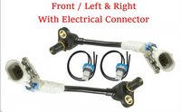 2 ABS Wheel Speed Sensor W/ Connectors Front Left/Right Fits:EQUINOX TORRENT VUE