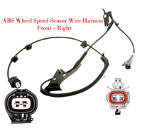 2 x ABS Wheel Speed Sensor Wire Harness Front L/R Fits GX470 4Runner FJ Cruiser