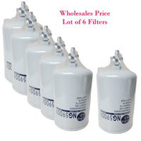 6 x NG500 Spin-On Fuel/Water Separator Filter CNG Natual Gas Fuel Filter