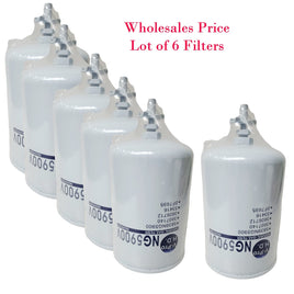 6 x NG500 Spin-On Fuel/Water Separator Filter CNG Natual Gas Fuel Filter