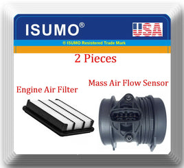 2 Piece Mass Air Flow Sensor & Engine Air Filter Fits: XG300 XG350  AMANTI