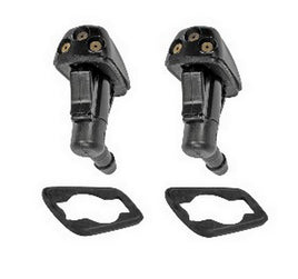 2 Pc Windshield Washer Nozzle Front 3 Holes Fits: Kia Spectra 2003-2009