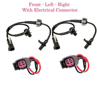 4x ABS Wheel Speed Sensor & Connector Front Rear L/R Fits Cadillac Chevrolet GMC