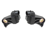 2 X ABS Wheel Speed Sensor + Connectors Front L/R For Buick Cadillac Chevrolet &