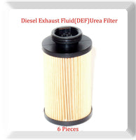 1 Kit + 6  Refills of  Urea Filter UF104 Fits Mercedes Freightliner Western Star