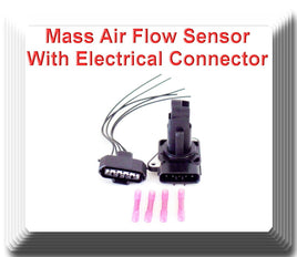 Mass Air Flow Sensor W / Connector Fit:Jaguar Lexus Mazda Pontiac Scion Toyota 