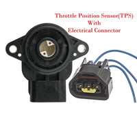 2Pcs Idel Air Control Valve & TPS Sensor + Connectors For Impreza H4 2.0L MT