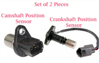 2 Pc Camshaft & Crankshaft Position Sensors Fits:Hiace Hilux Tacoma L4 2.7L