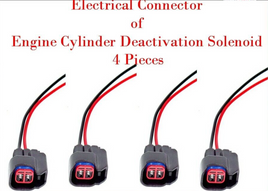 4x Connector of Eng Cylinder Deactivation Solenoid Fits Chrysler Dodge Jeep 5.7L