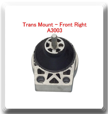 A3003 Engine Mount Front - Right  Fits: Focus 2000-2004 I4 2.0L  DOHC exc. SVT