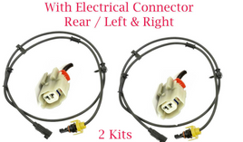 2x ABS Wheel Speed Sensor W/Connector Rear L/R Fit Town & Country Grand Caravan 