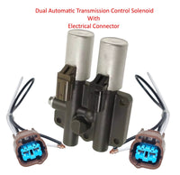 Dual Auto Trans Control Solenoid & Connectors Fits: Acura Honda Isuzu 1997-2008