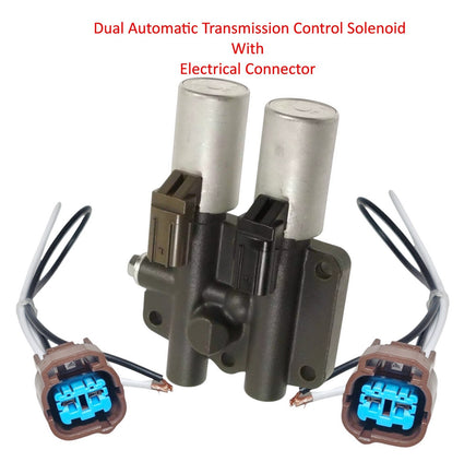 Dual Auto Trans Control Solenoid & Connectors Fits: Acura Honda Isuzu 1997-2008