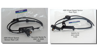  2 ABS Wheel Speed Sensor Rear Right & Left  Fits Hyundai Santa Fe 2001 2006 FWD