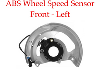 2 ABS Wheel Speed Sensor & Dust Shield Front left & Right Fits:Chevrolet GMC RWD
