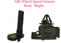 2 X ABS Wheel Speed Sensor & Connectors Rear L/RFits Honda Pilot 2012-2015