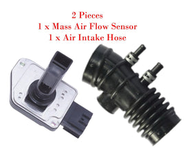 2 Pc Mass Air Flow & Air Intake Hose Fits: Nissan Frontier 99-04 Xteera 00-04