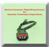 (Set 2) Trans Input & Output Speed Sensor W/ Connectors Fits:Hyundai & Kia