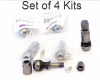 4 Kits Tire Pressure Monitoring System(TPMS)Sensor Service Kit Fits: Audi BMW &