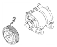 New OEM 92600-JM01E A/C Compressor Fits: 2008-2015 Nissan Rogue S, SL, SV|4 Cyl