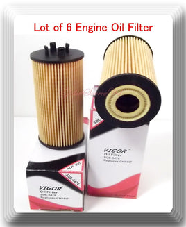Lot of 6 Engine  Oil Filter L35476 Fits: Cadillac  CTS V6-3.2L 2003 - 2004