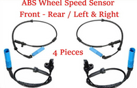 ABS3364 SET 4 ABS Wheel Speed Sensor Rear Left & Right Fits: BMW X5 2000-2003 