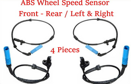 ABS3364 SET 4 ABS Wheel Speed Sensor Rear Left & Right Fits: BMW X5 2000-2003