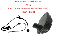 ABS Wheel Speed Sensor W/Wire Harness Connector Rear Right Fits