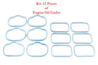 12 Pieces Gasket Kit of Engine Oil Cooler Fits Chrysler Dodge Jeep Ram 2014-2014