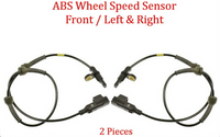 4 x ABS Wheel Speed Sensor Front-Rear W/Connector Fits: Range Rover Evoque 12-16