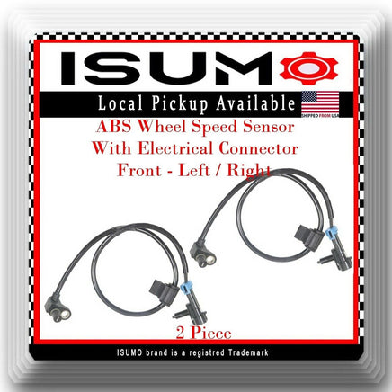 2 x ABS Wheel Speed Sensor w Connector Front left / Right For Blazer Jimmy 98-05