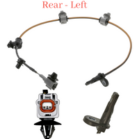 4x ABS Wheel Speed Sensor + Connectors  Front Rear L/R Fits Crosstrek 1Forester