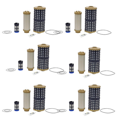 6 x 3 Kits Fuel Filter Fits Freightliner Motor Coach Sterling Terex Western Star