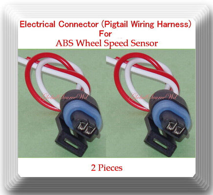 2 X Connector of ABS Wheel Speed Sensor ALS1330 Rear L/R Fit: Hummer 2 2003-2007