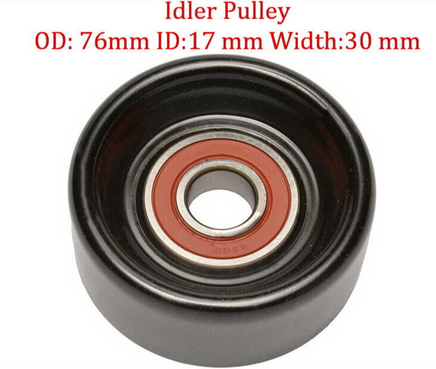 Belt Tensioner Pulley & Idler Pulley Fits:Grand Cherokee TJ Wrangler 99-06 4.0L