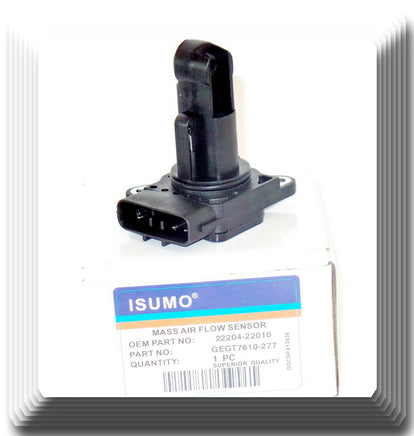2 Pcs) Mass Air Flow Sensor & Engine Air Filter Fits: GS300 IS300 2001-2005