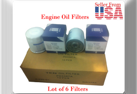 Lot of 6 Engine Oil Filter SO111 Fits: Buick Chevrolet GMC Isuzu Suzuki Pontiac 