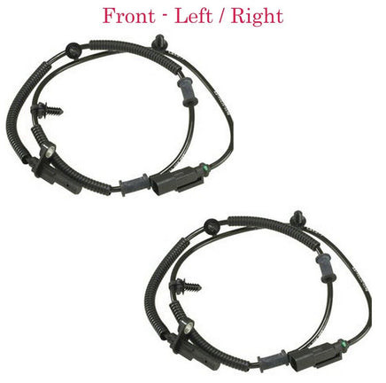 2 ABS Wheel Speed Sensor W/Connector Front L/R Fits: Mustang 2011-2014 All Eng