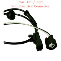 2 x ABS Wheel Speed Sensor & Connectors Rear Left / Right Fits Tesla S 2012-2016