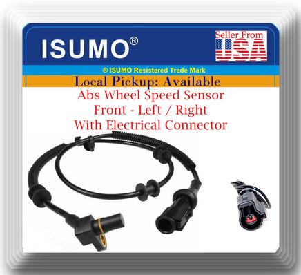 ABS Wheel Speed Sensor W/ Connector Front L/R Fits F150 MARK LT2005-2008 4WD 