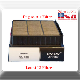 12x Engine Air Filter Fits: OEM# MR187912 Mitsubishi Diamante 1997-2004 V8 3.5L