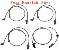 4x ABS Wheel Speed Sensor Front-Rear L/R Fits Jeep Grand Cherokee 1999-2004