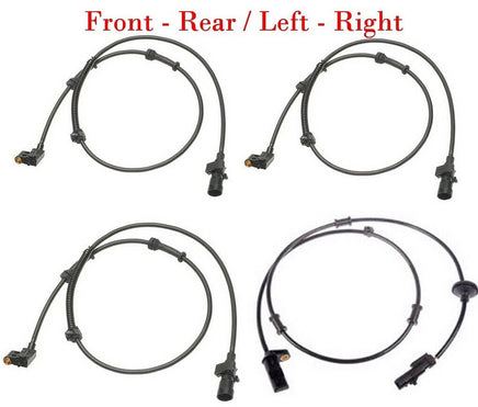 4x ABS Wheel Speed Sensor Front-Rear L/R Fits Jeep Grand Cherokee 1999-2004