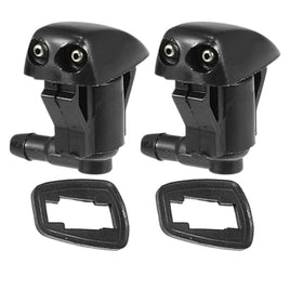 Set 2 Windshield Washer Nozzle Front Dual Holes Fits: Honda Civic 1998-2000