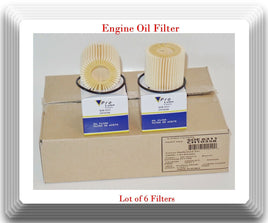 Package of 6 Engine Oil Filters CH10358 Fits: Lexus Pontiac Truck Scion & Toyota