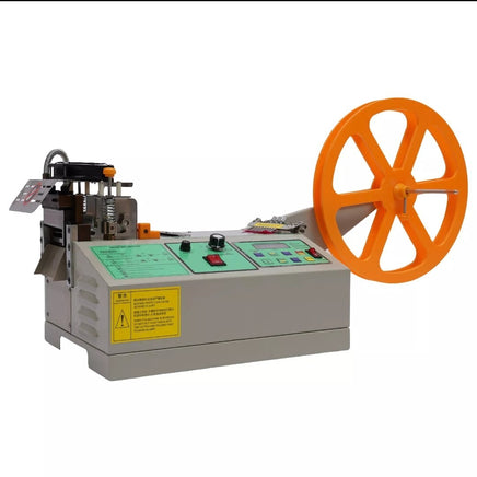 Hot and Cold Strip Cutter Automatic Webbing Tape Textile Ribbon Cutting Machine
