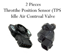 2 Pc Throttle Position Sensor & Idle Air Control Valve Fits: Mitsubishi