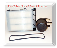 3 Kit , 6 FiltersFuel Filter -Diesel Filters Fits Ford 2017-2023 V8 6.7L