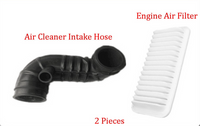 2 Pcs Engine Air Intake Hose & Air Filter Fits: Scion xA xB Toyota Echo